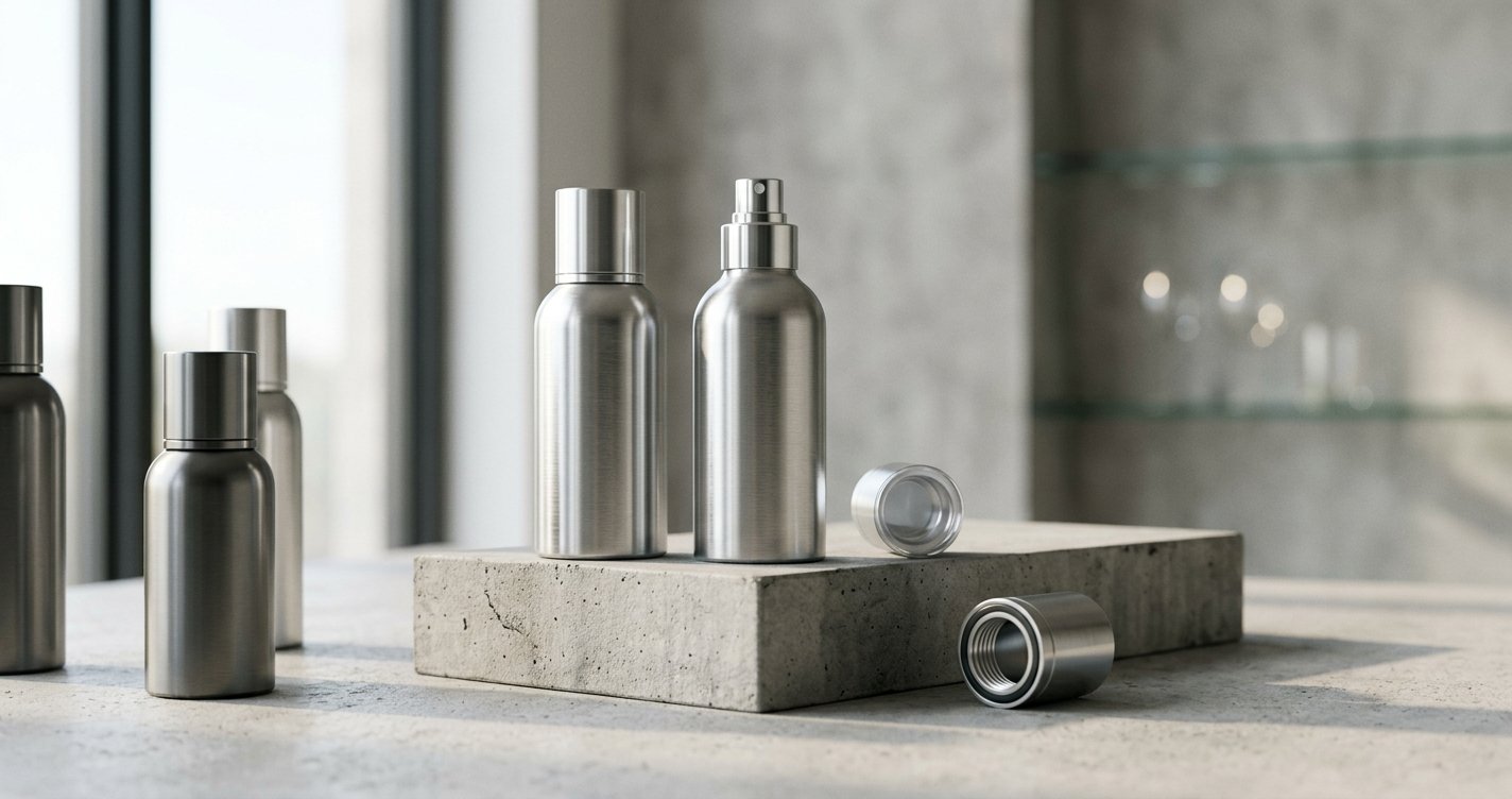Aluminum perfume packaging